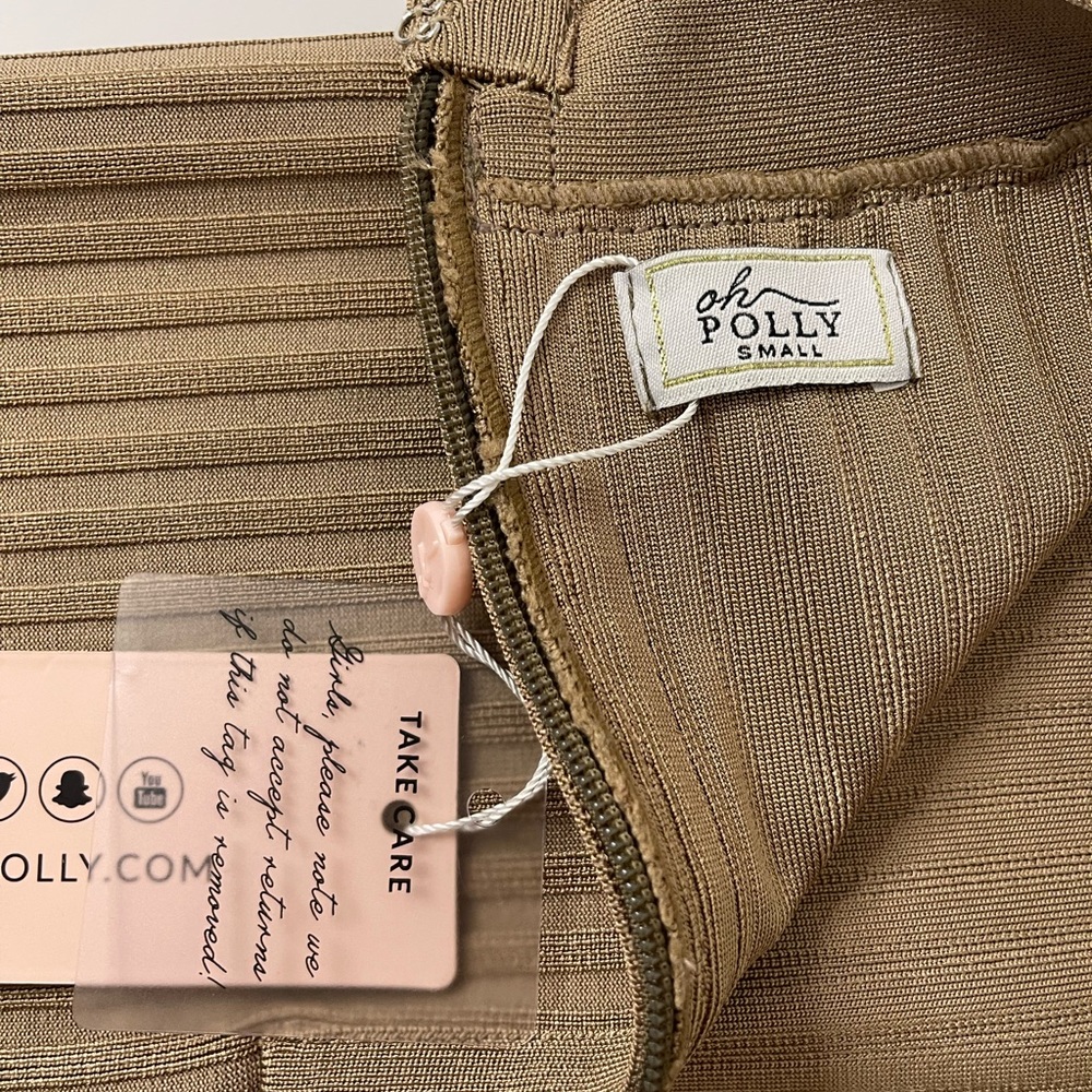 NWT Oh Polly Ribbed Bodycon Bandage Pencil Skirt - Picture 6 of 9